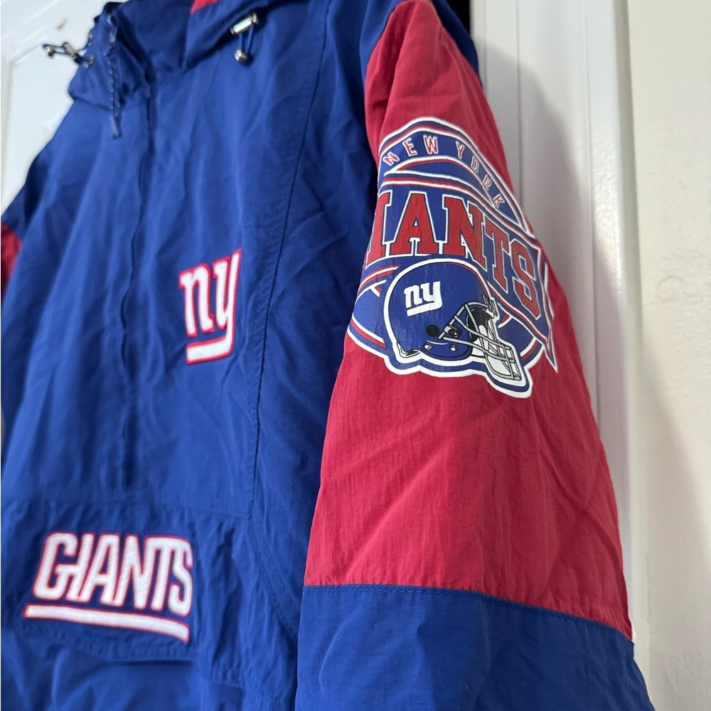 Giants Blue and Red Windbreaker Jacket - Picture 3 of 7